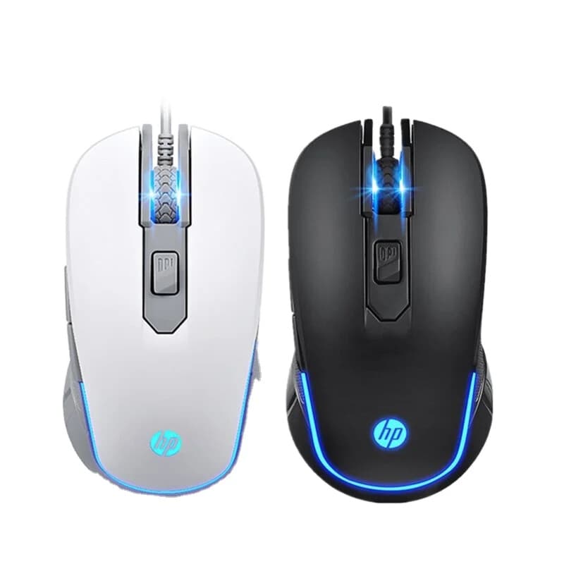 HP Wired Gaming Mouse 2400 MAX DPI RGB (BLACK WHITE)
