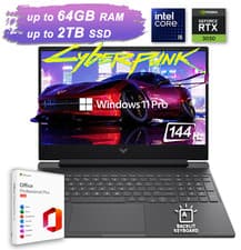 HP Victus Gaming Laptop 15.6" 144Hz Intel i5 RTX 3050 Upto