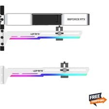 5V Addressable RGB White Graphics Card GPU Brace Support Video Card Sag Holde...