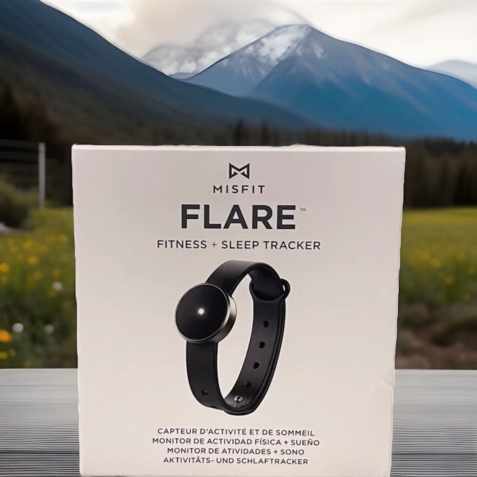 Misfit Flare Swimproof Fitness & Sleep Tracker Sport Black Band