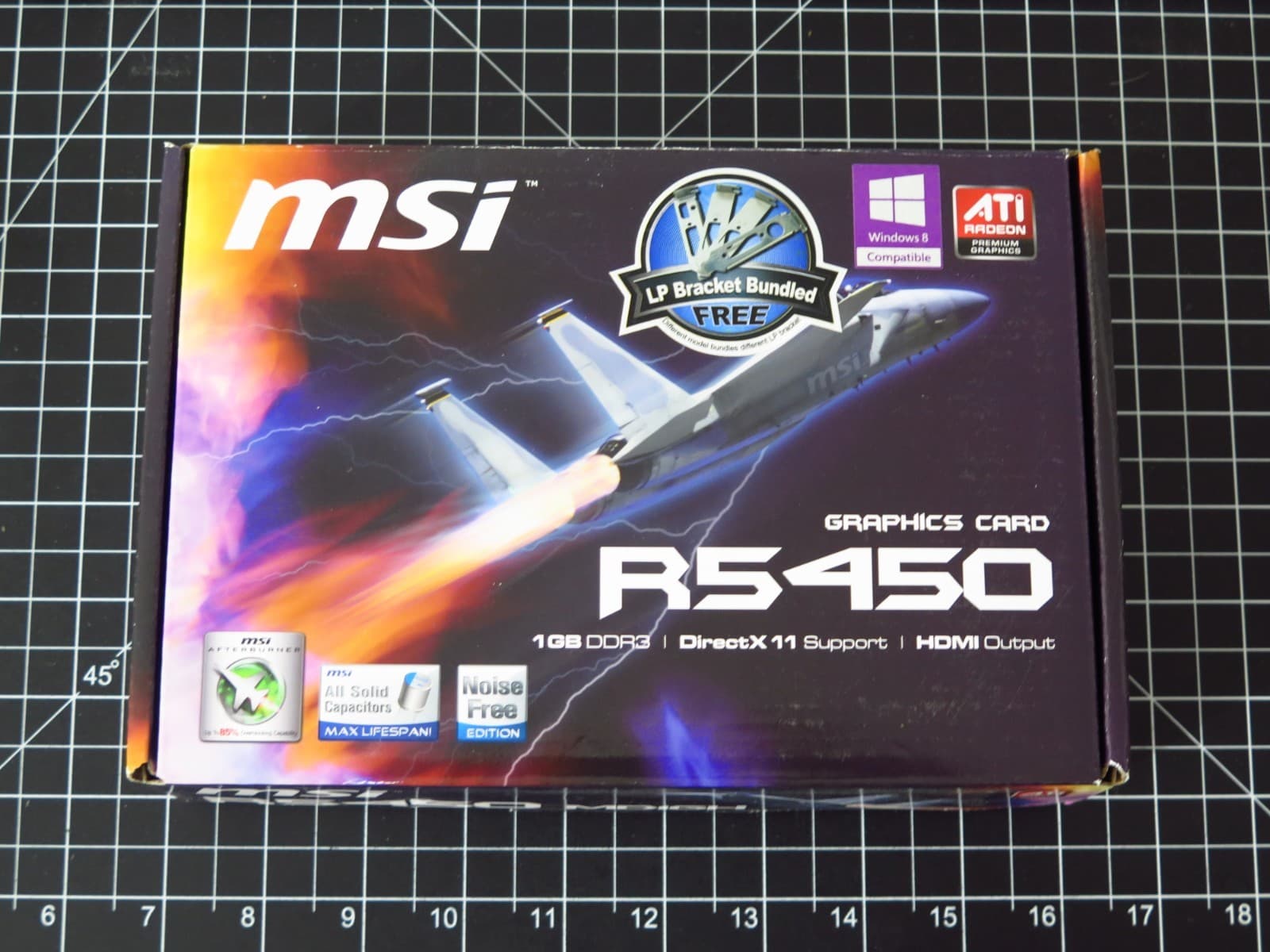 MSI 5450 PCIe x16 Silent Desktop Video Graphics Card GPU LP Brackets