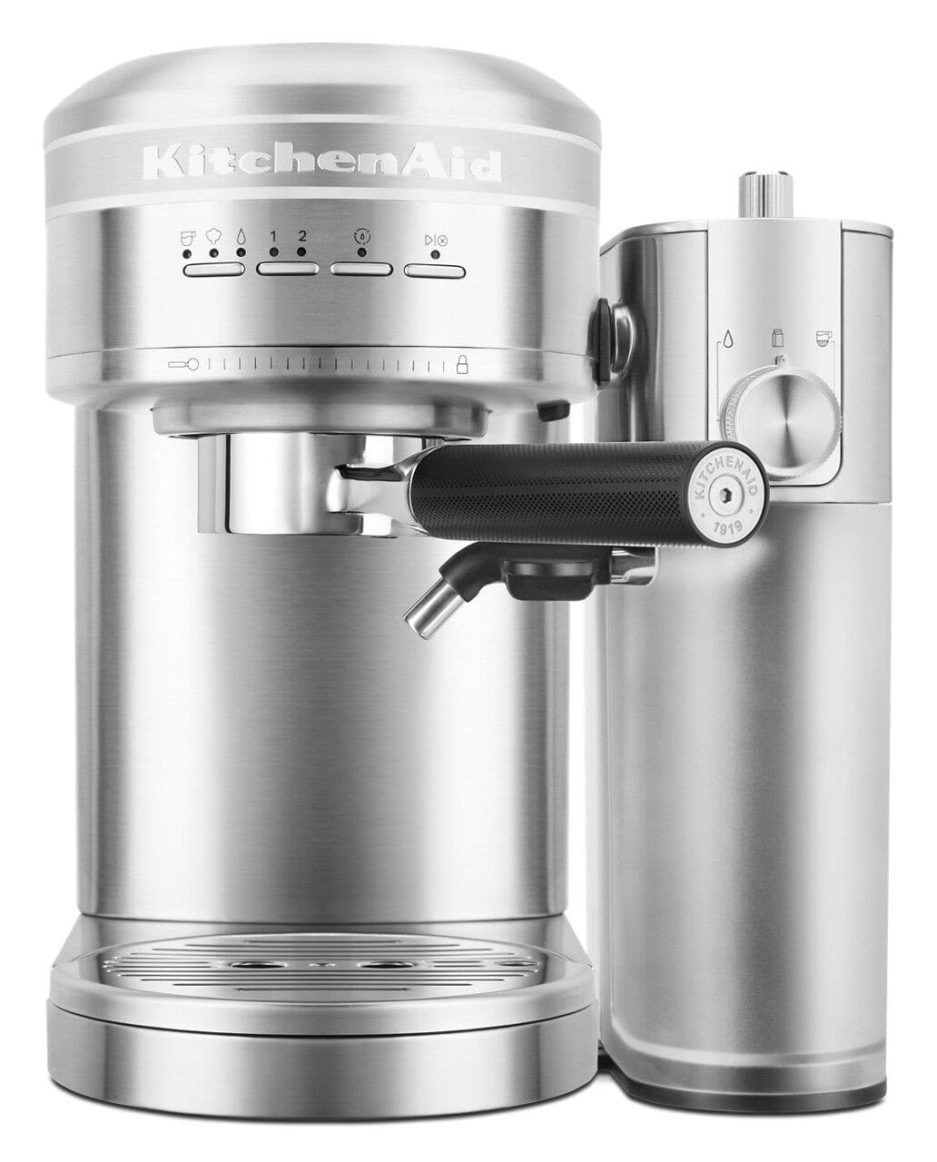 KitchenAid Metal Semi-Automatic Espresso Machine Free Automatic Milk