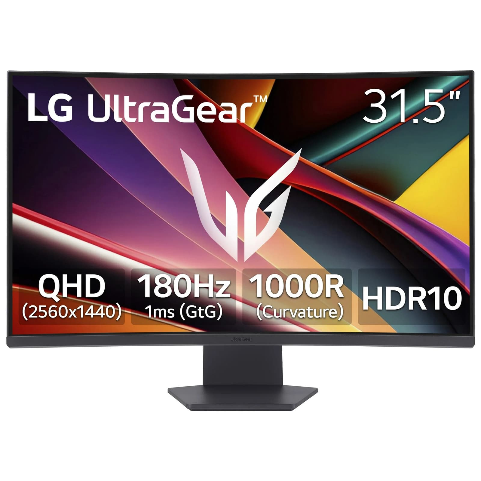 LG Electronics 32G60WA-B UltraGear 32-Inch QHD 1000R Curved Gaming Monitor