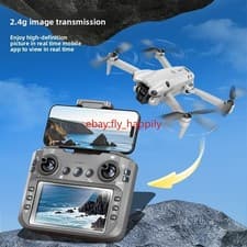 8K HD Drone Dual Camera Brushless Motor Foldable Quadcopter 2 Batteries 9