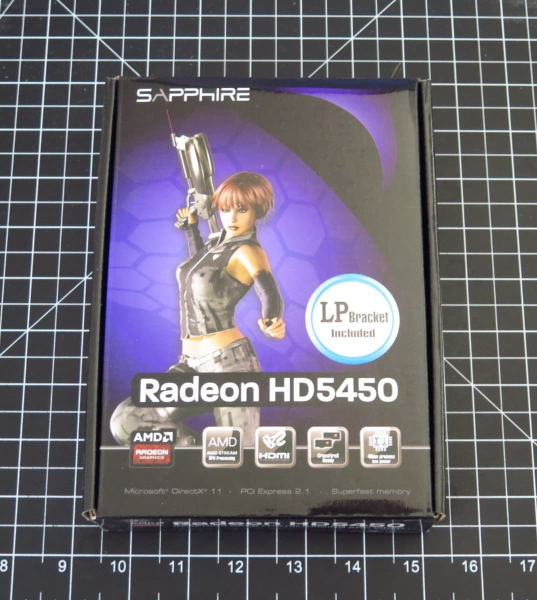 Sapphire 5450 PCIe x16 Silent Desktop Video Graphics Card GPU w LP Brackets