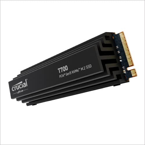 Micron CT1000T700SSD5 M.2 PCIe 5.0 SSD w Heatsink