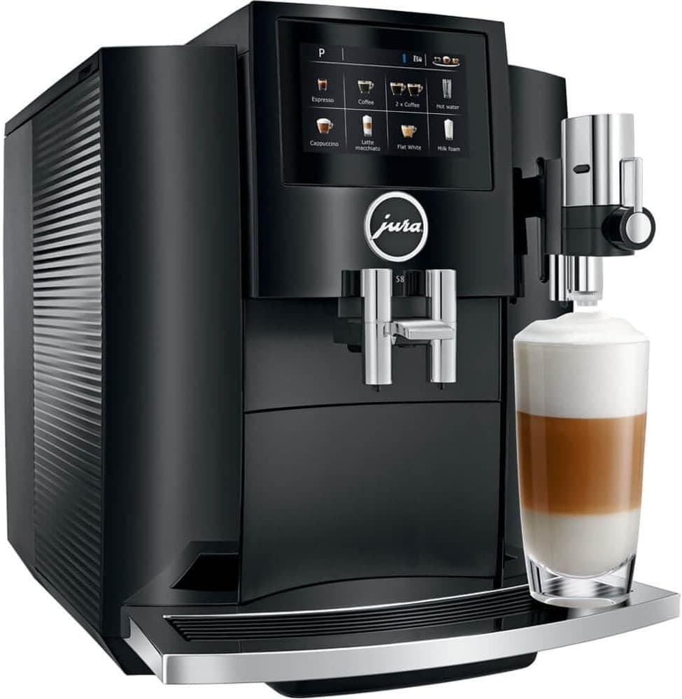 Jura S8 Automatic Coffee & Espresso Machine - Piano Black