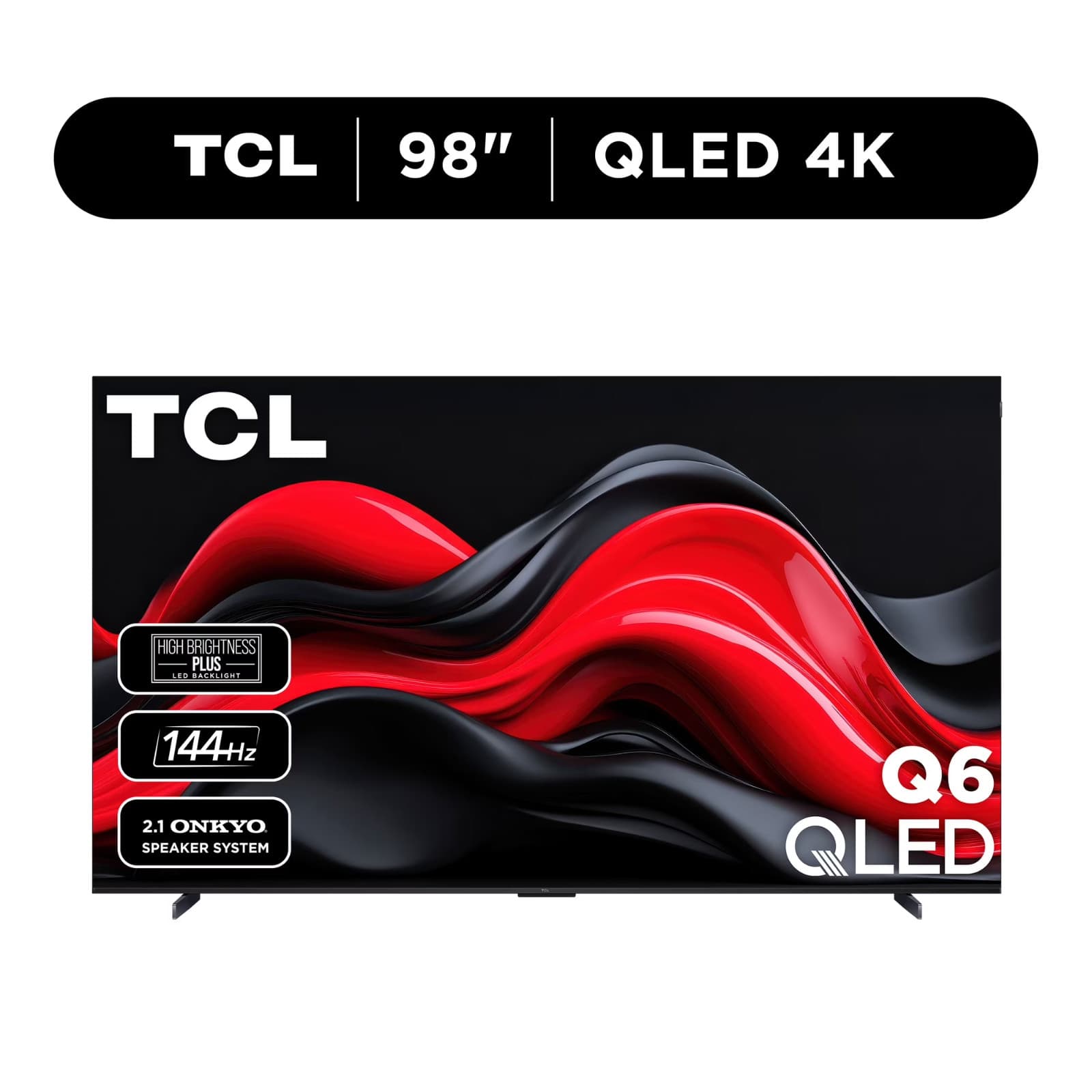 TCL 98” Class Q6 QLED 4K UHD HDR Smart Google TV ( 2024) - 98Q651G
