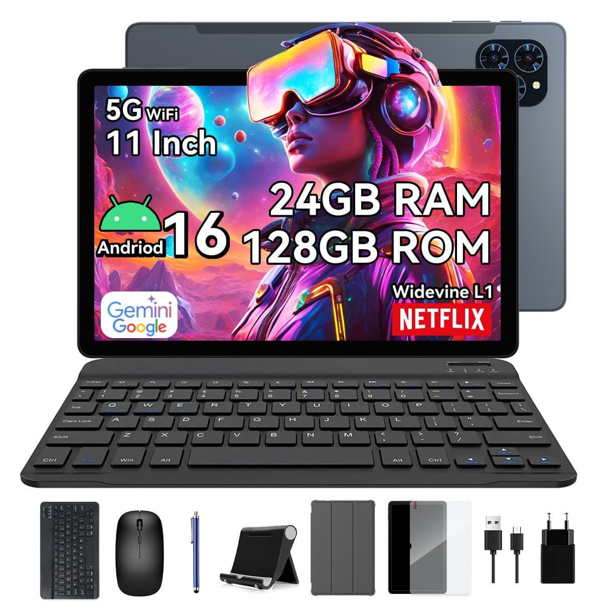 TABWEE T90 16 Tablet 11 Inch 8000mAh GPS AI WiFi