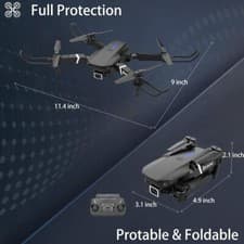 Mini Drone Camera HD 1080P Foldable Quadcopter 1 Battery 3