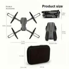 Mini Drone Camera HD 1080P Foldable Quadcopter 1 Battery 8