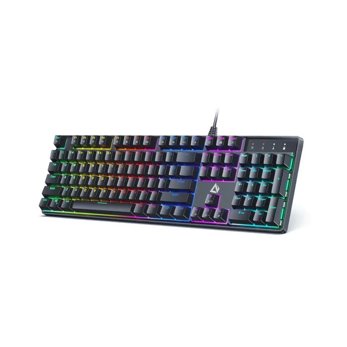 AUKEY KMG16 Mechanical GAMING Keyboard Blue Switches 104key 6- backlight