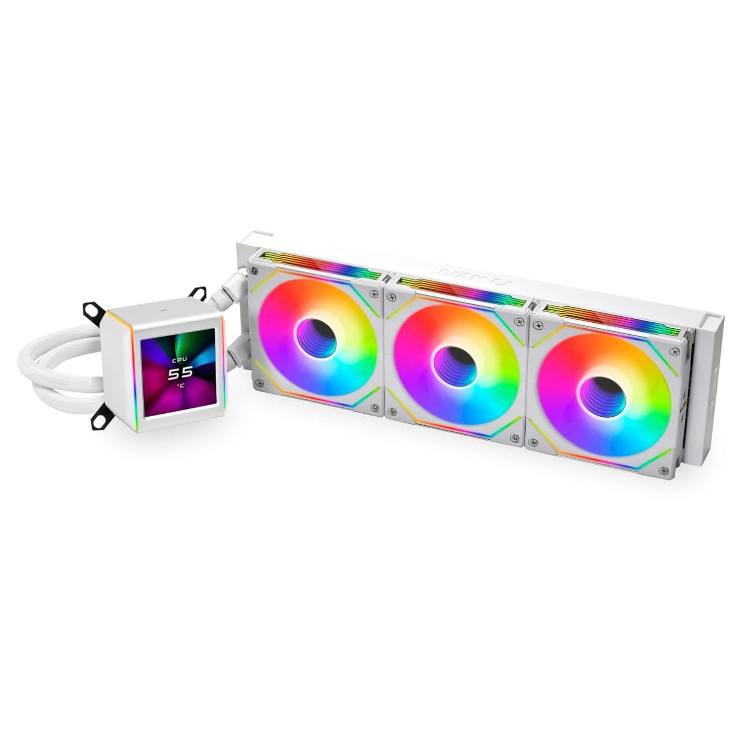 Lian Li Galahad II LCD SL-INF 360 AIO CPU Liquid Cooler White GA2ALCD36INW.