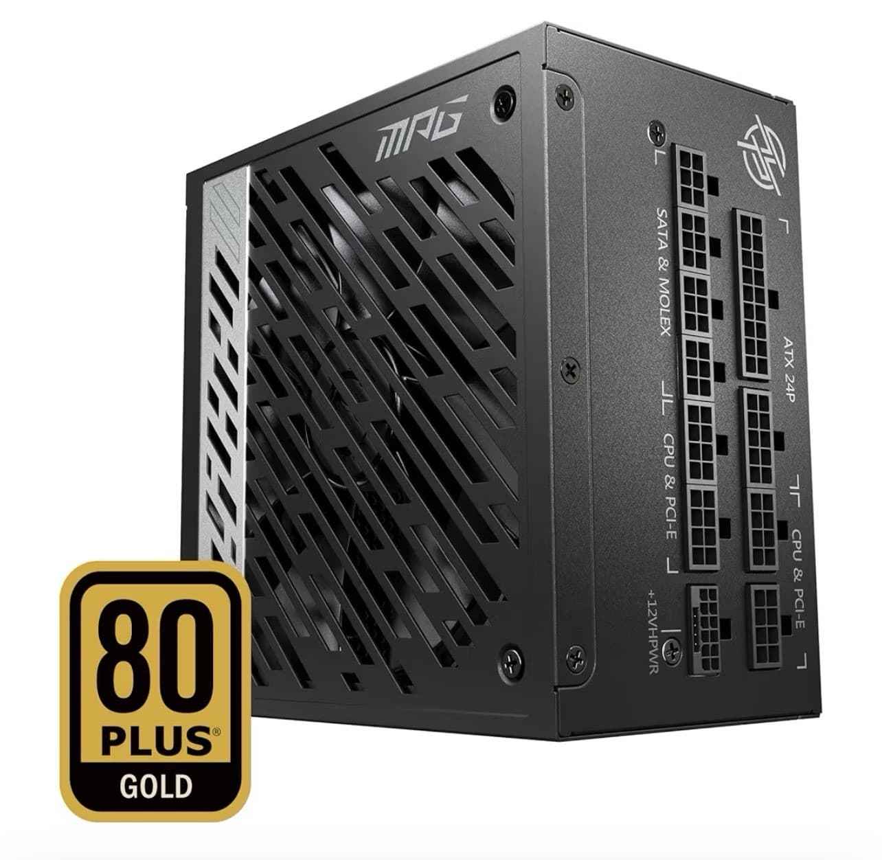 MSI PCIE 5.1 & ATX 3.1 Gaming Power Supply - Full Modular - 80 Plus Gold