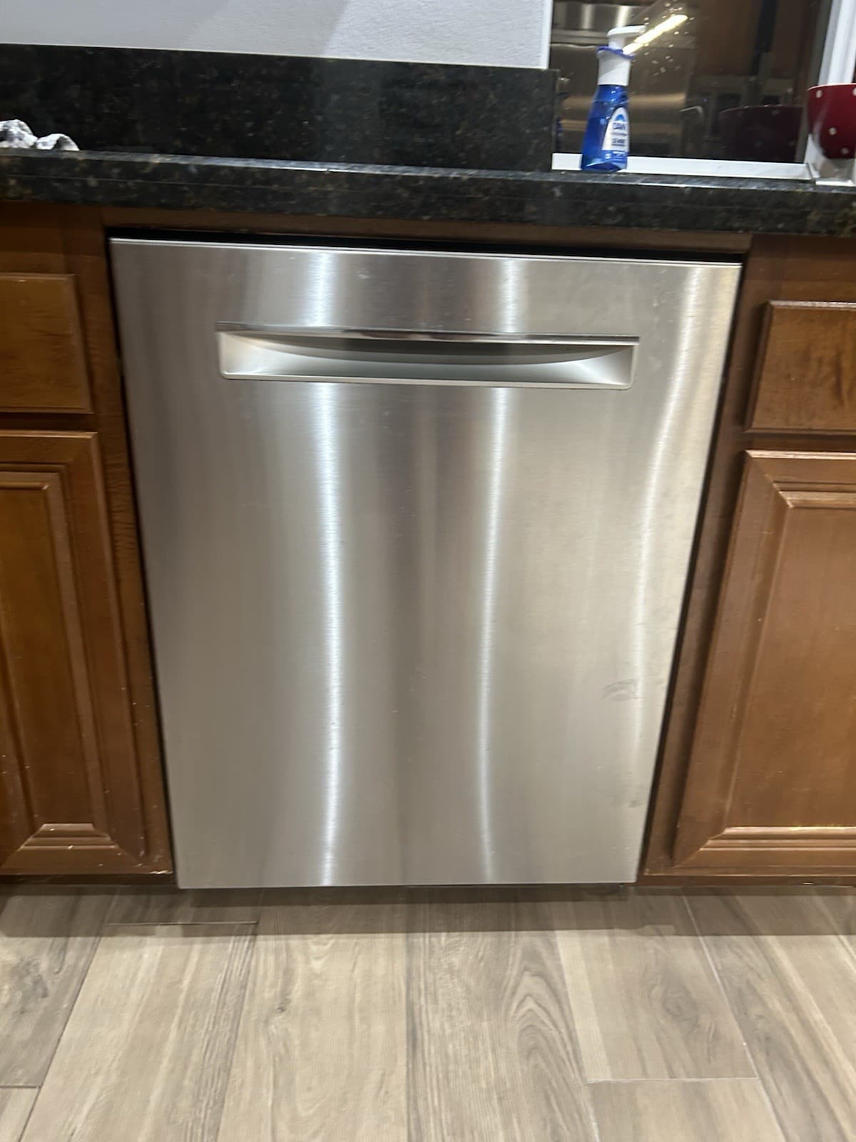 Stainless Steel Integrated Built-In Dishwasher Silver