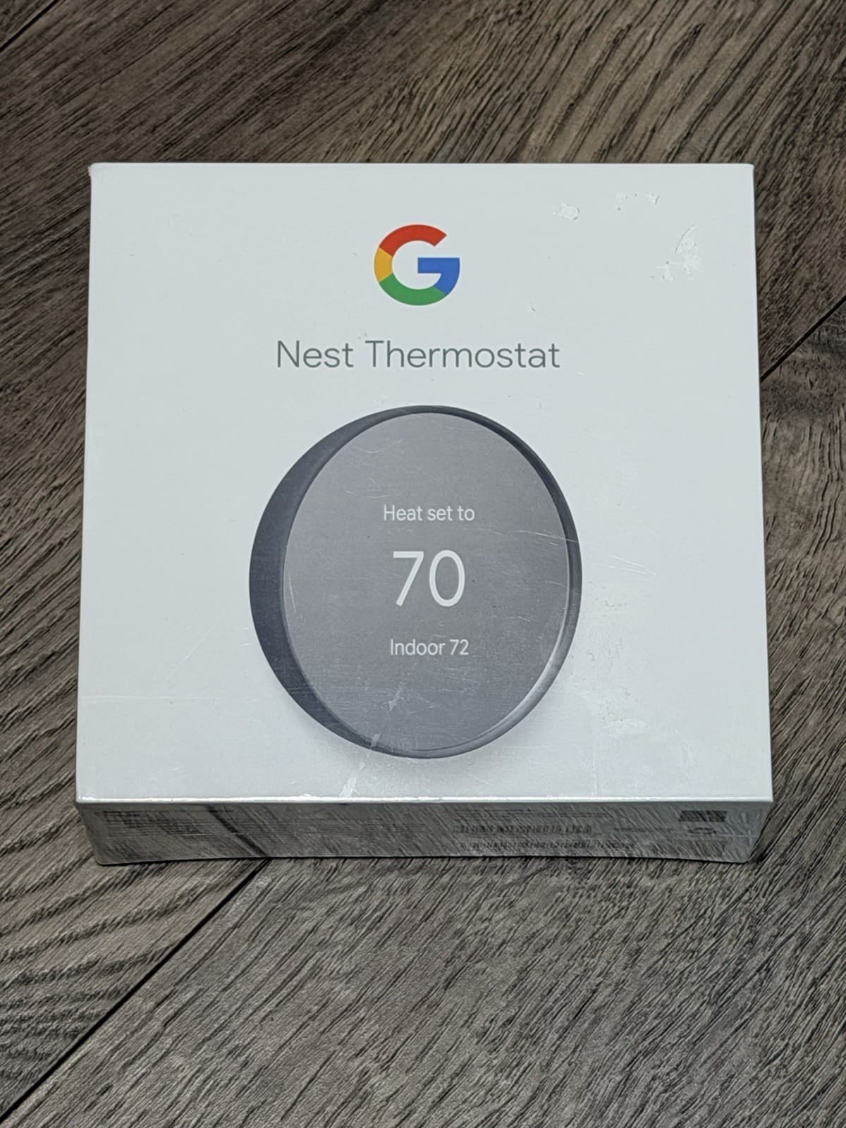 Google Nest Smart Thermostat, Charcoal - GA02081