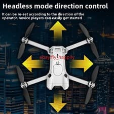 8K HD Drone Dual Camera Brushless Motor Foldable Quadcopter 2 Batteries 12