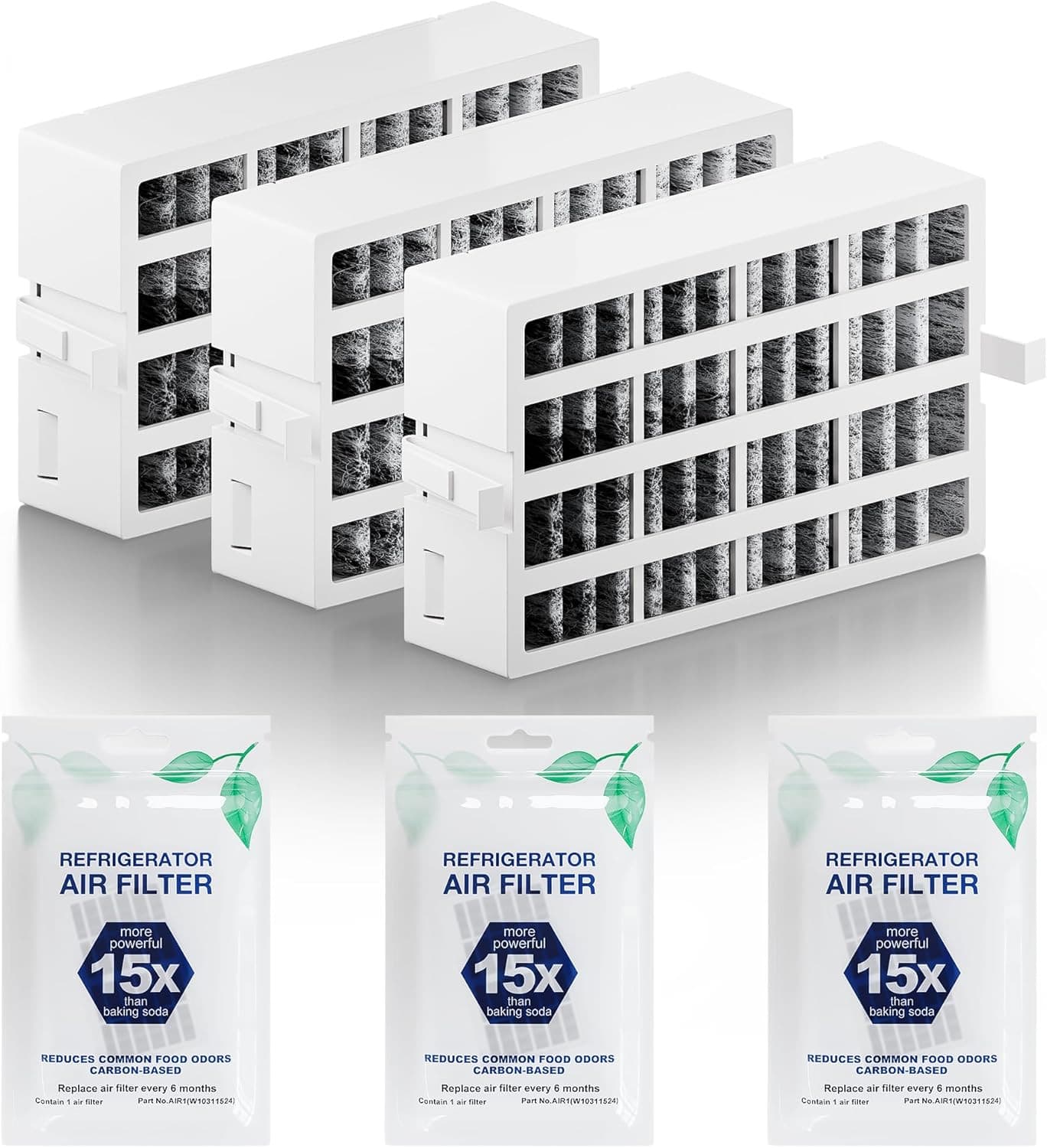 W10311524 AIR1 Refrigerator Air Filter Cartridge Replacement for Whirlpool Kenm