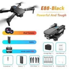 Mini Drone Camera HD 1080P Foldable Quadcopter 1 Battery