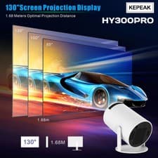 4K Mini Projector 20000 Lumen LED 1080P WiFi Bluetooth UHD Portable Home Theater 9