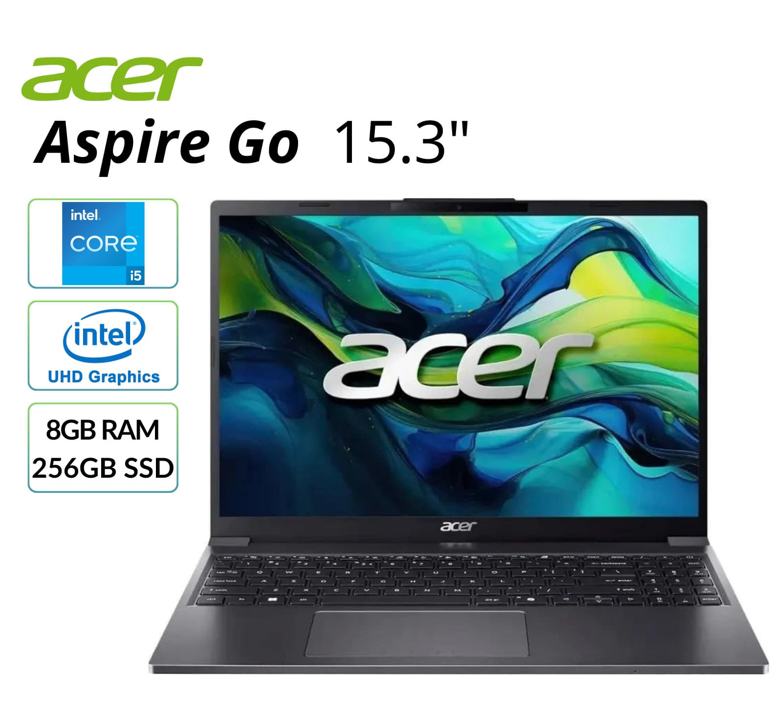Acer Aspire Go 15.3" Laptop Intel i5 UHD AG15-51P