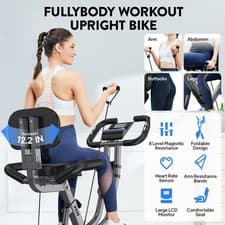 Fitness Exercise Bike Indoor Cycling Stationary Bicycle Home Cardio Workout Bike 2