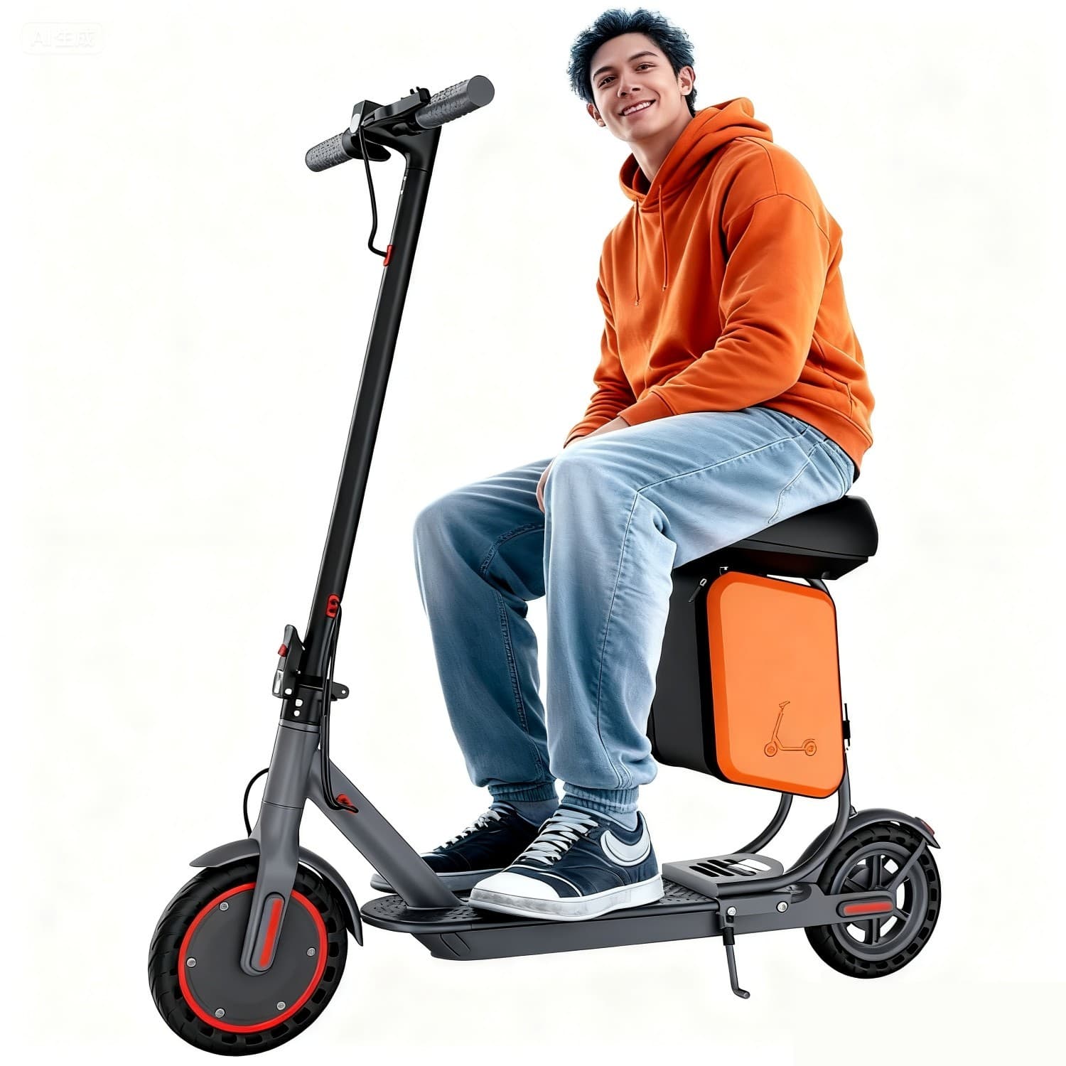 LADPED Electric Scooter Seat for Adults 31KM H Folding Commuter E-Scooter