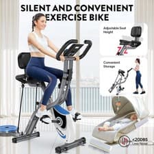 Fitness Exercise Bike Indoor Cycling Stationary Bicycle Home Cardio Workout Bike 4