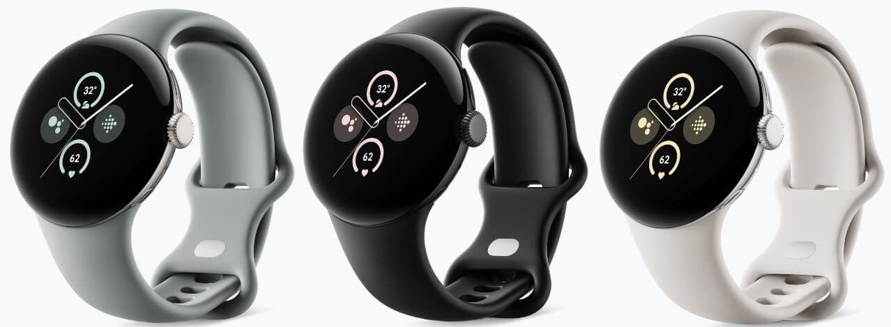 Google Pixel Watch 2 41mm GPS WiFi Bluetooth Gold Black Silver