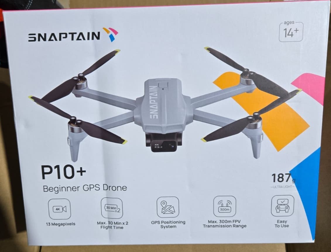 SNAPTAIN P10 GPS 4K Camera Drone Remote Controller Beginner Quadcopter