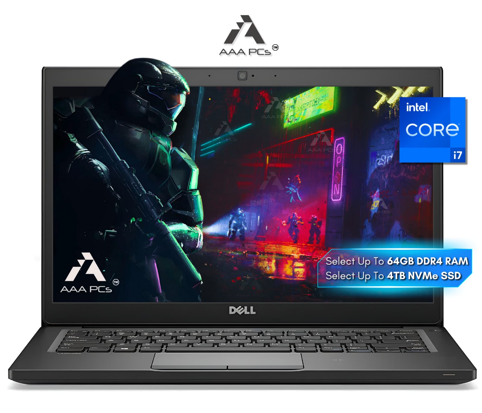 Dell 14" FHD Laptop Intel Quad Core i7 4.20GHz Windows 11 Pro