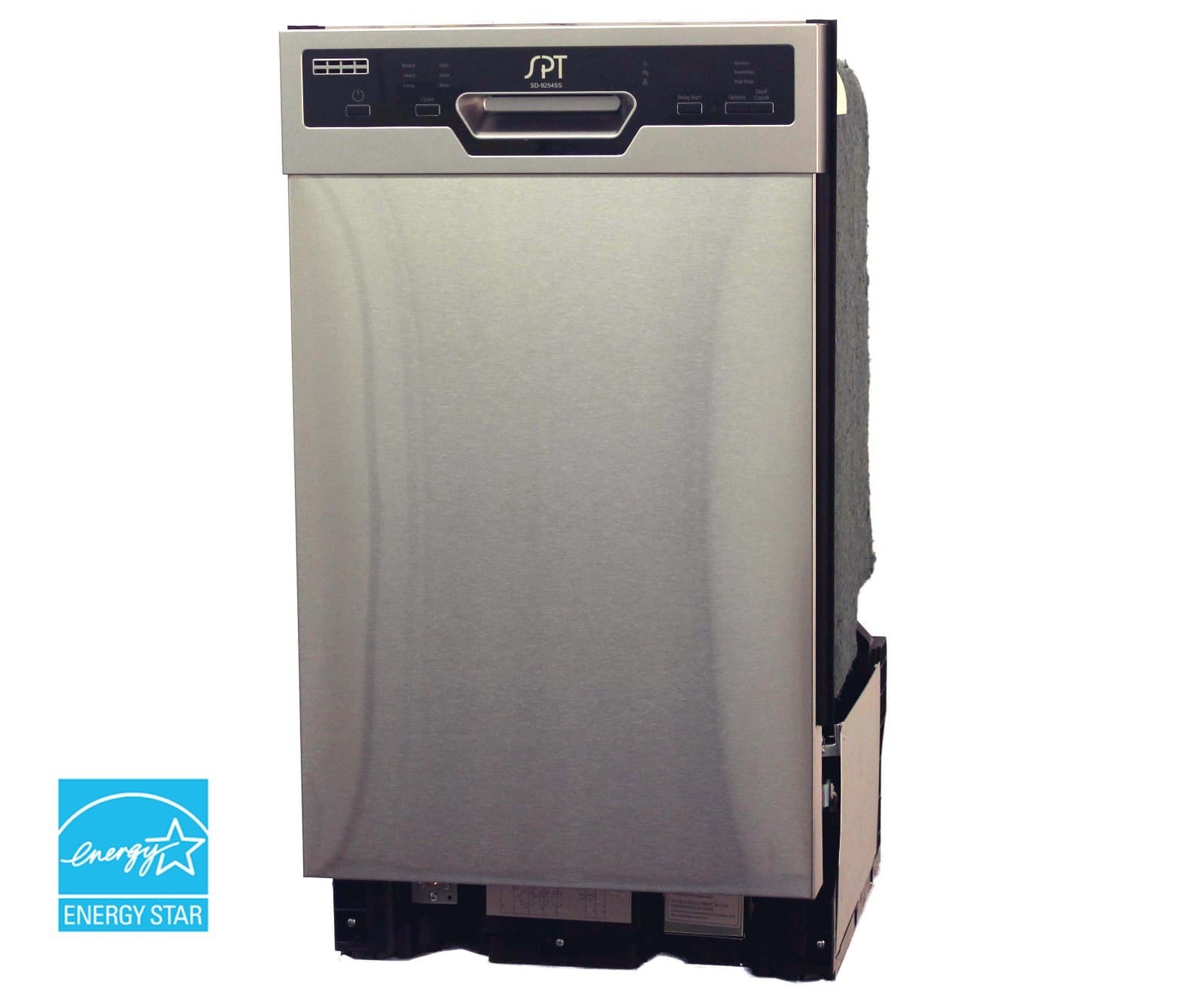 Sunpentown SPT 18" Built-In Dishwasher w Heating Drying