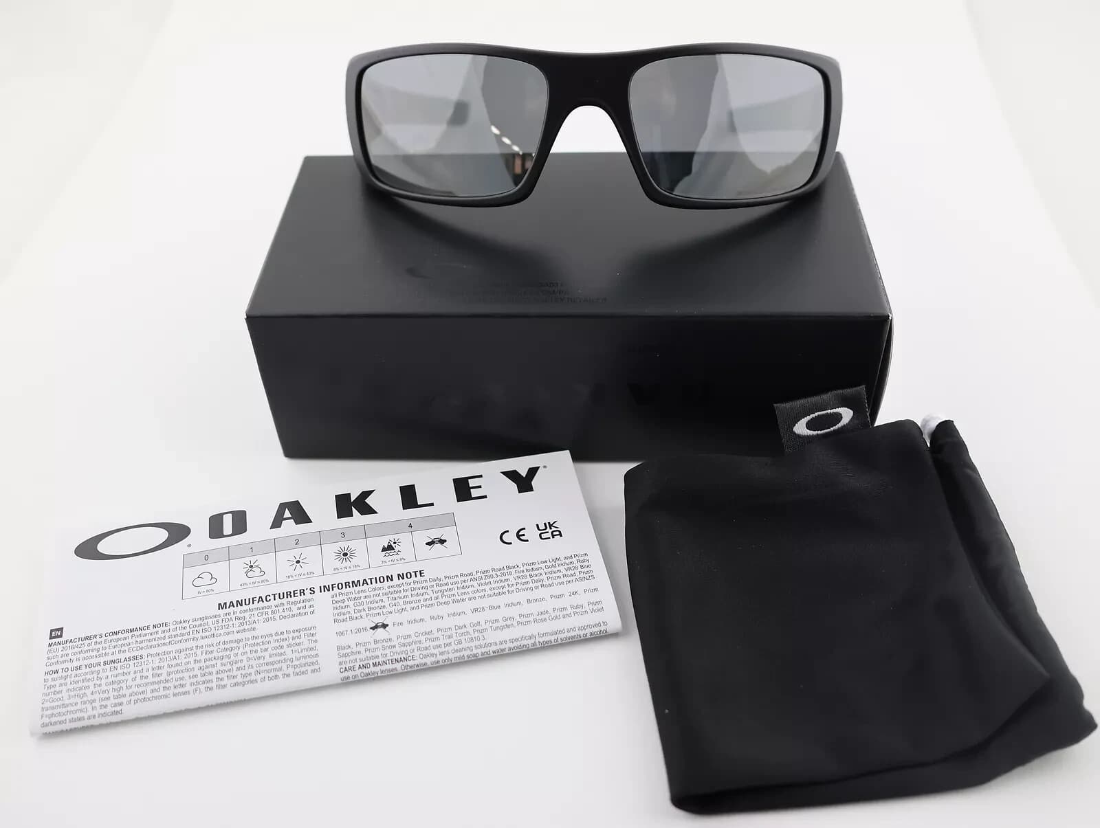 Oakley Crankshaft POLARIZED Sunglasses Black Iridium OO9239-06