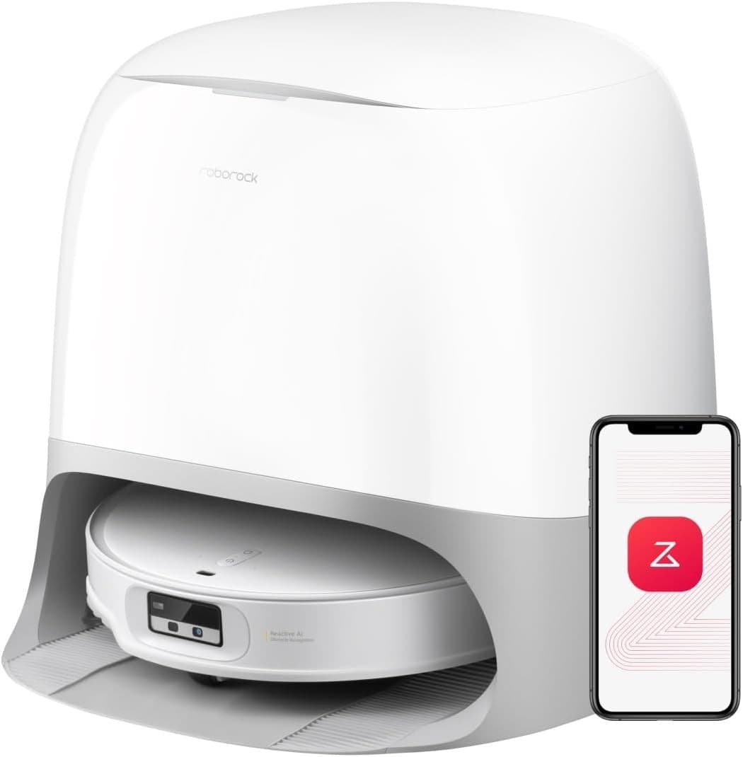 roborock Qrevo CurvX Robot Vacuum and Mop, 22,000Pa Suction, 3.14’’ Ultra Slim