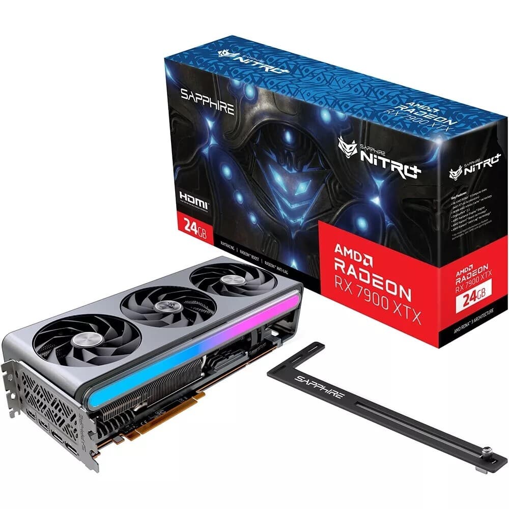 Sapphire Nitro AMD Radeon RX 7900 XTX Gaming OC Vapor-X GDDR6 GraphicsCard