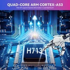 4K 1080P Mini Projector 10000 Lumen LED WiFi Bluetooth UHD Portable Home Theater 10