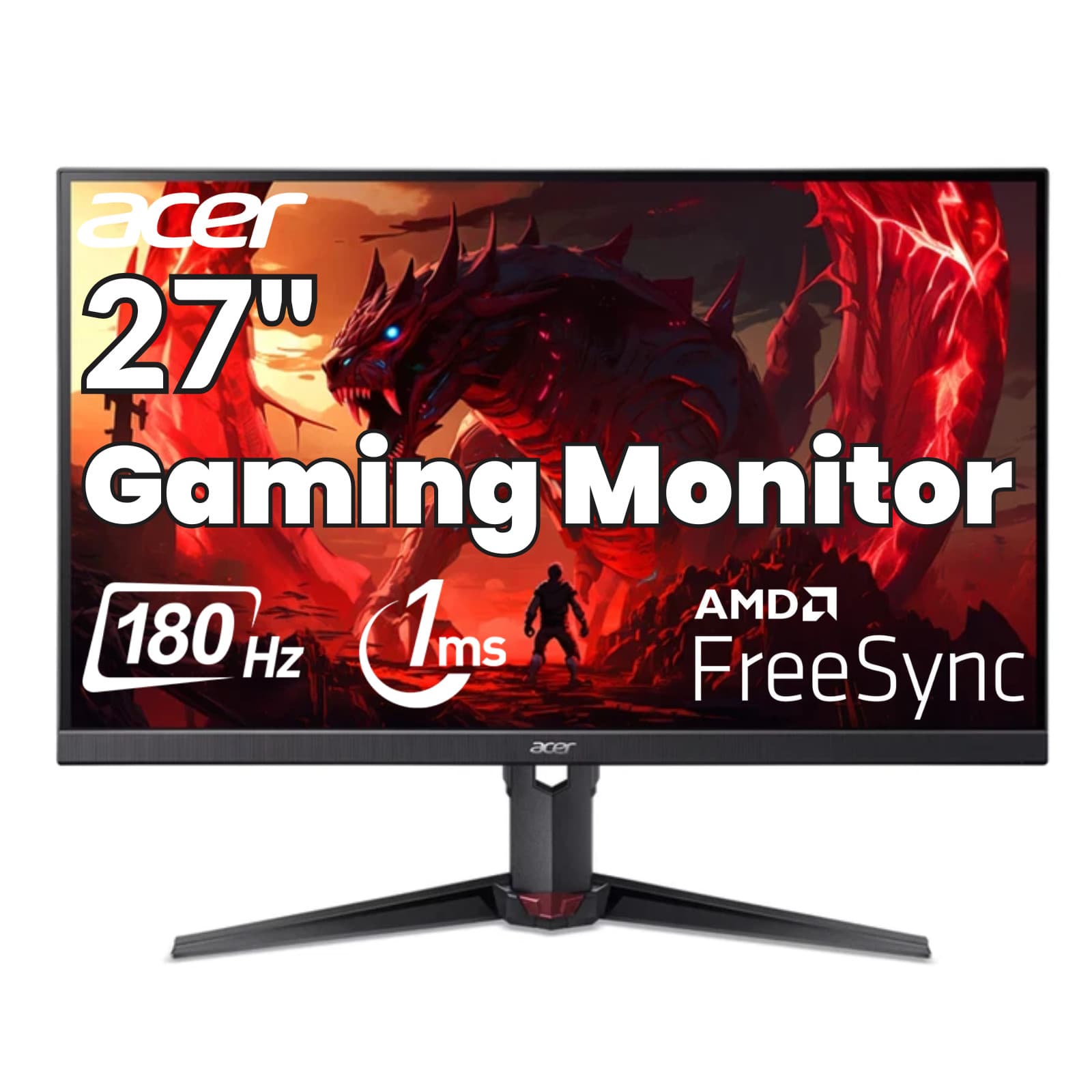 Acer XV270 X1 27" IPS Gaming Monitor FHD 400nits 180Hz 1ms