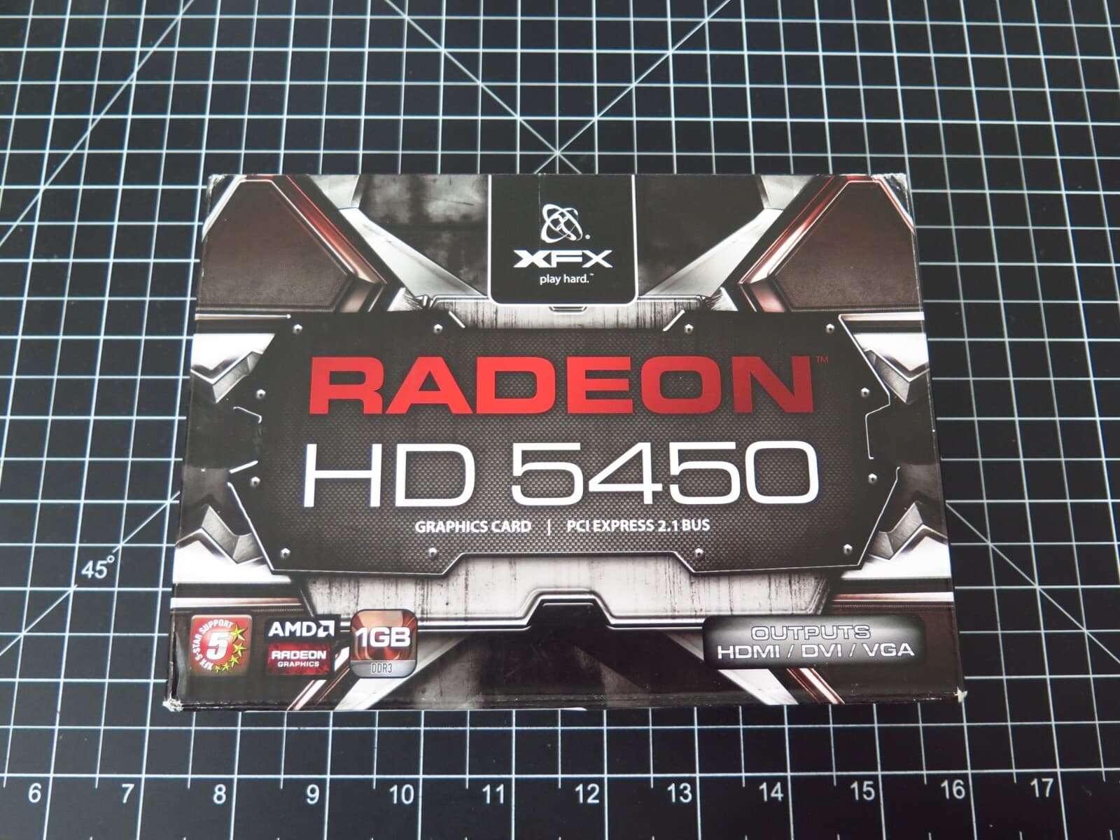 XFX HD 5450 PCIe x16 Silent Desktop Video Graphics Card GPU LP Brackets