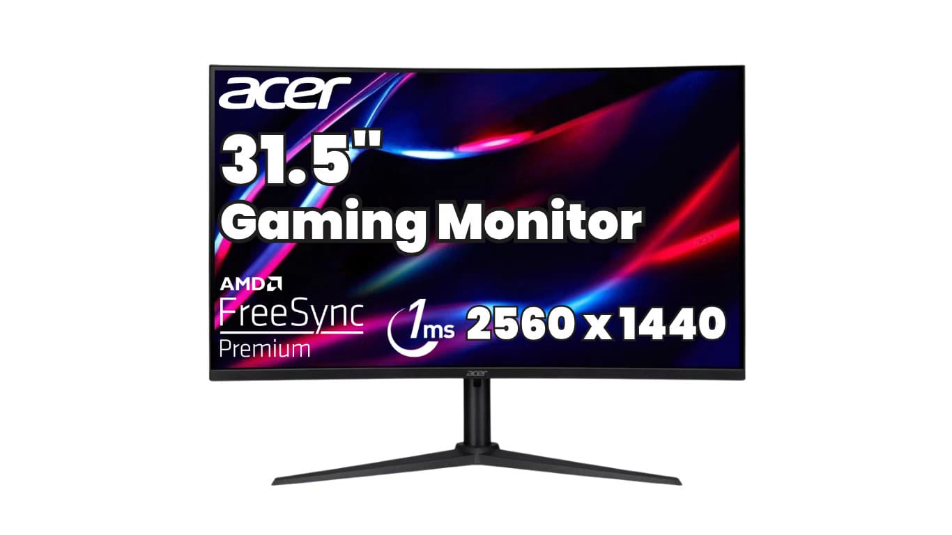 Acer 31.5" Nitro Curved Gaming Monitor LCD VA 144Hz 1ms 2560x1440