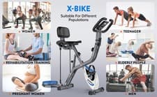 Fitness Exercise Bike Indoor Cycling Stationary Bicycle Home Cardio Workout Bike 10