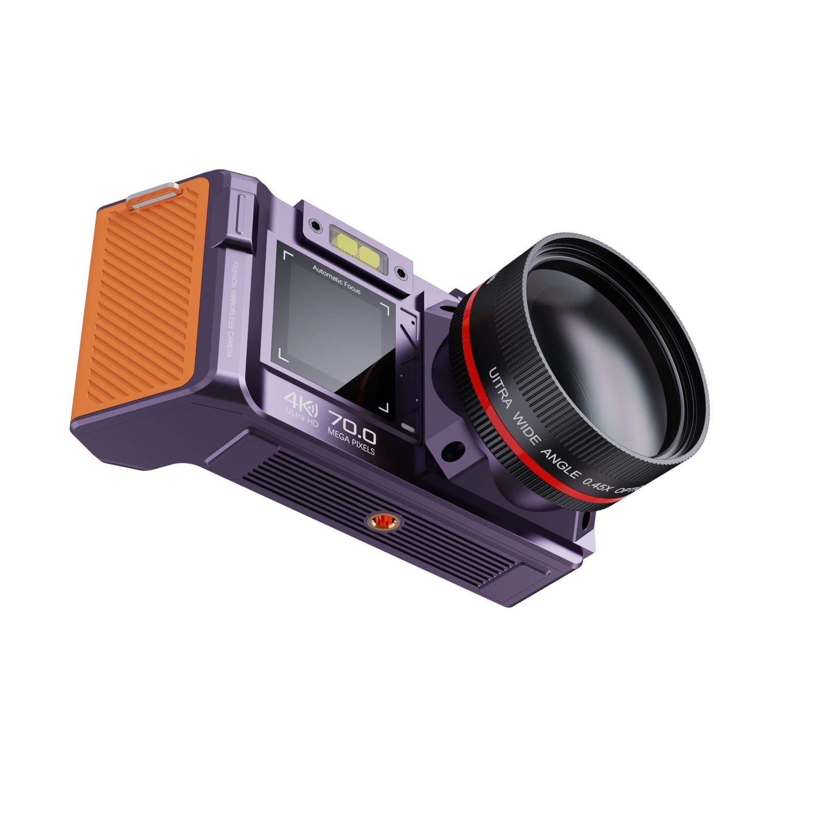 Digital Camera Mirrorless 4K 96MP 50x Zoom 35 Inch HD Screen Wifi Connectivity