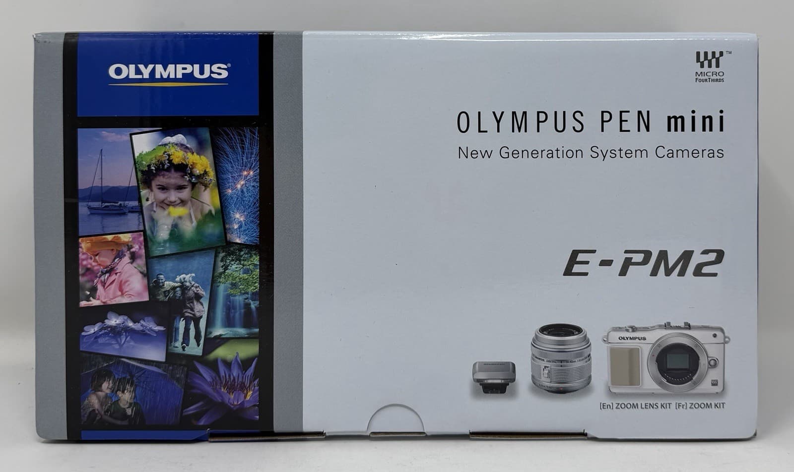 Olympus Pen Mini E-PM2 Mirrorless Digital Camera 14-42mm Lens Kit BLACK