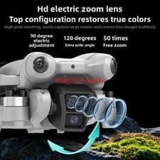 8K HD Drone Dual Camera Brushless Motor Foldable Quadcopter 2 Batteries 17