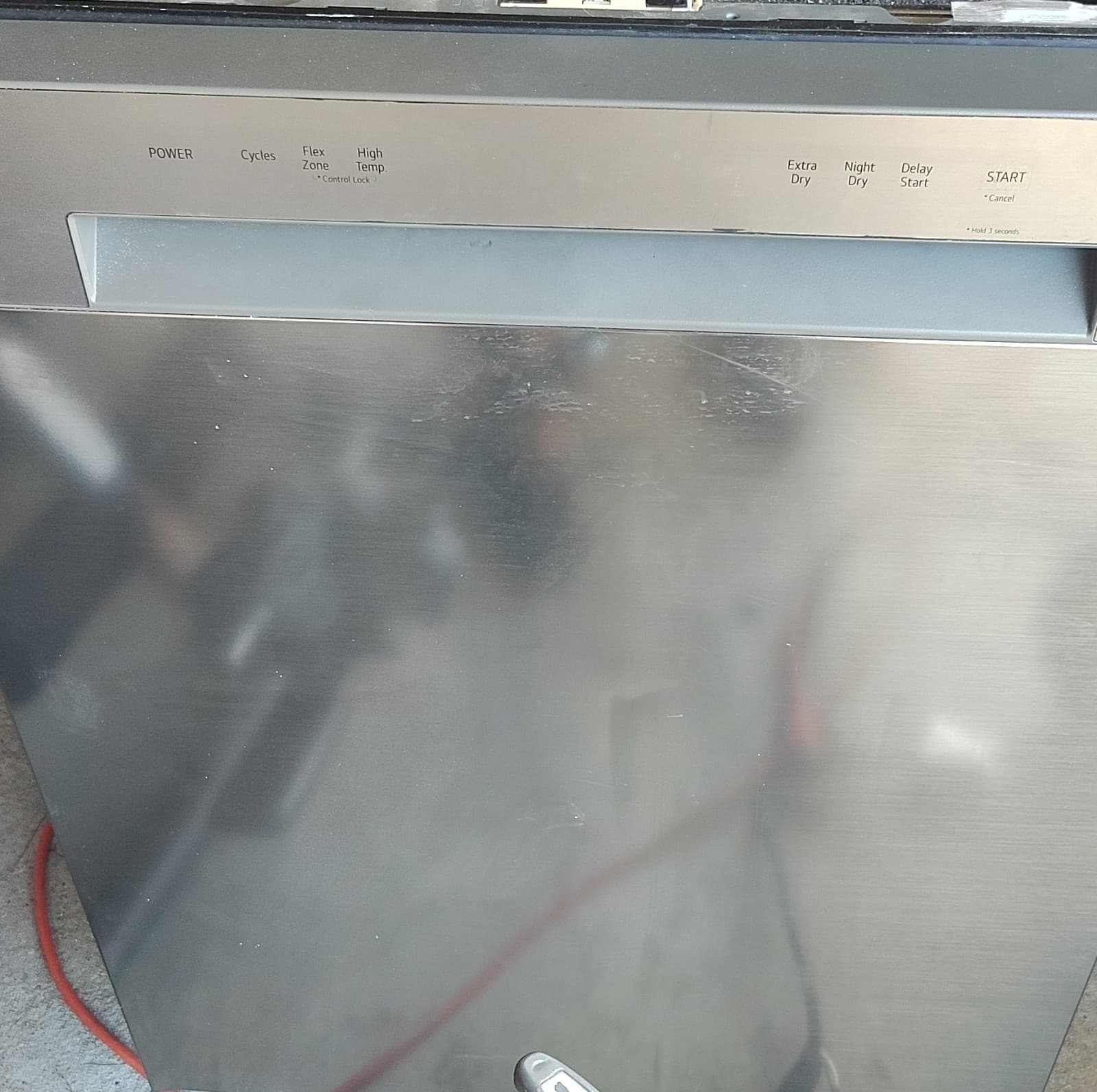 LG LDFC2423V Built-In Integrated Dishwasher Stainless Steel Extra Dry Flex Zone