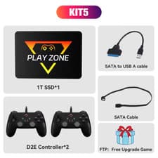 Portable Retro Gaming SSD 80+Emulators for PS5 PS4 PS3 PS2 XBOX One Switch Wii D