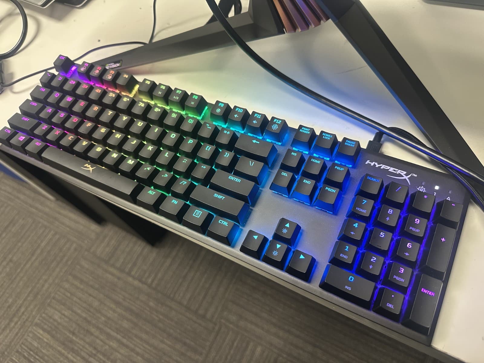 HyperX Alloy FPS RGB Speed Silver Mechanical Gaming Keyboard HX-KB1SS2