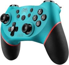 Diswoe Switch Pro Controller, Wireless Controller for Gamepad, Blue