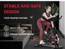 Fitness Bike Exercise Bike Indoor Cycling Stationary Bike Cardio Workout Bike 2