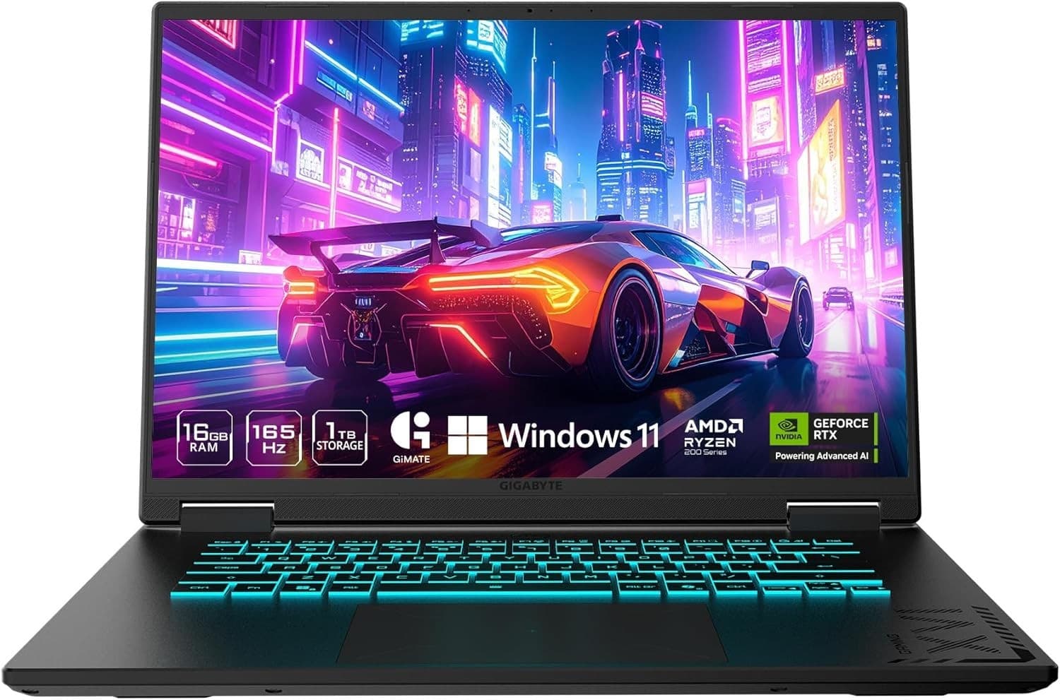 GIGABYTE Gaming A16 Gaming Laptop - 165Hz 1920x1200 WUXGA - NVIDIA GeForce RTX
