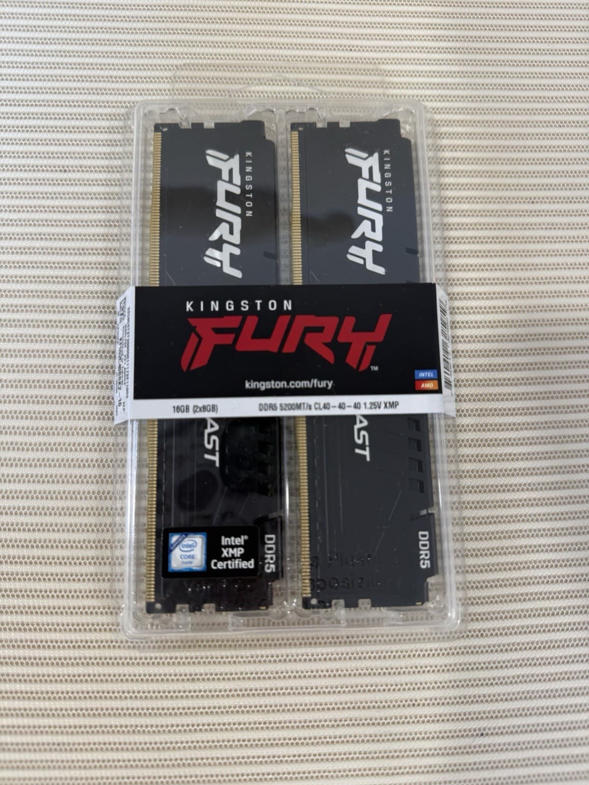 Kingston FURY Beast 5200 MT s DDR5 CL40 DIMM (Kit da KF552C40BBK2-16